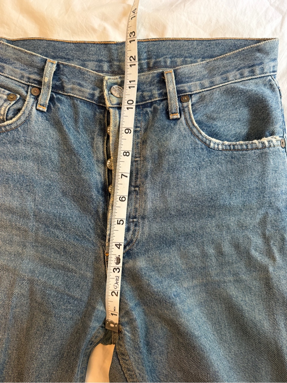 Agolde High Rise Distressed Jeans - Picture 10 of 11